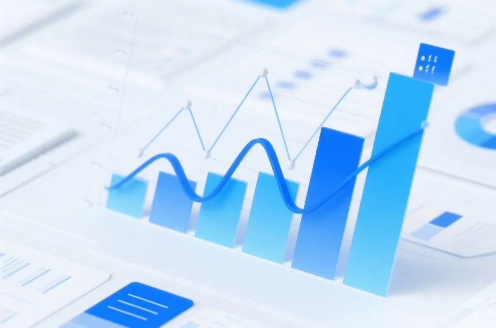 数据趋势图与信息结构可视化